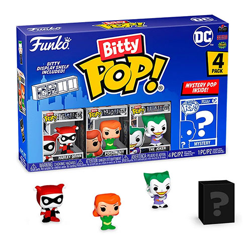 Набор фигурок Funko Bitty POP! DC Comics - Harley Quinn, 4 шт (2,3 см.)