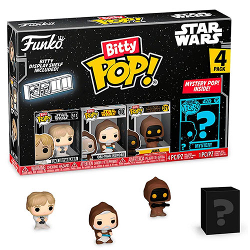 Набор фигурок Funko Bitty POP! Star Wars - Luke Skywalker, 4 шт (2,3 см.)