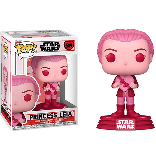Принцесса Лея с сердечком (Princess Leia) #589 (Валентинка)
