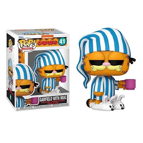 Гарфилд в пижаме с кружкой (Garfield with Mug) #41