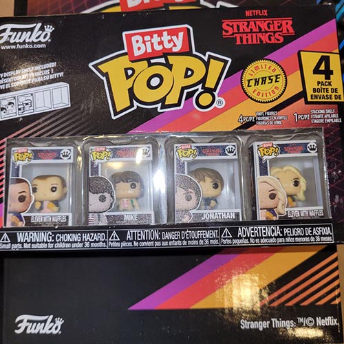 Набор фигурок Funko Bitty POP! Очень странные дела 4 шт (2,3 см.)